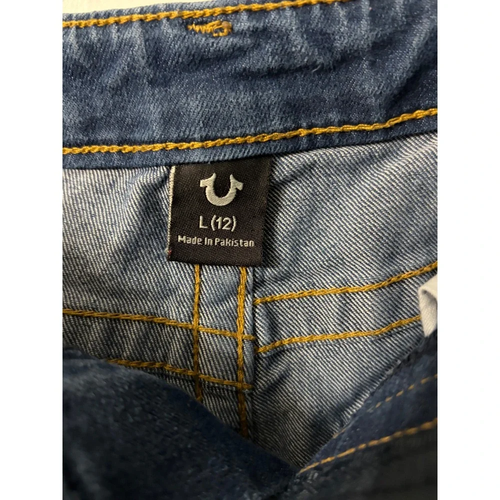 True Religion | Straight Leg Horseshoe Jeans Size 12 || Blue|